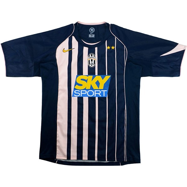 Tailandia Camiseta Juventus 2nd Retro 2004 2005 Azul